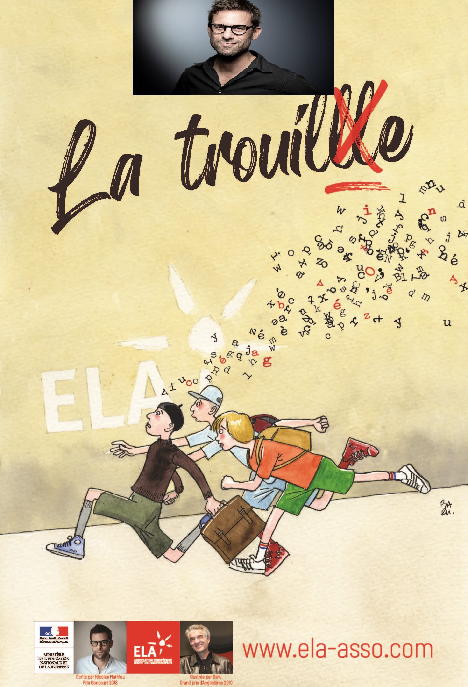 Nicolas Mathieu, Prix Goncourt 2018, auteur de la dictée "La trouille"